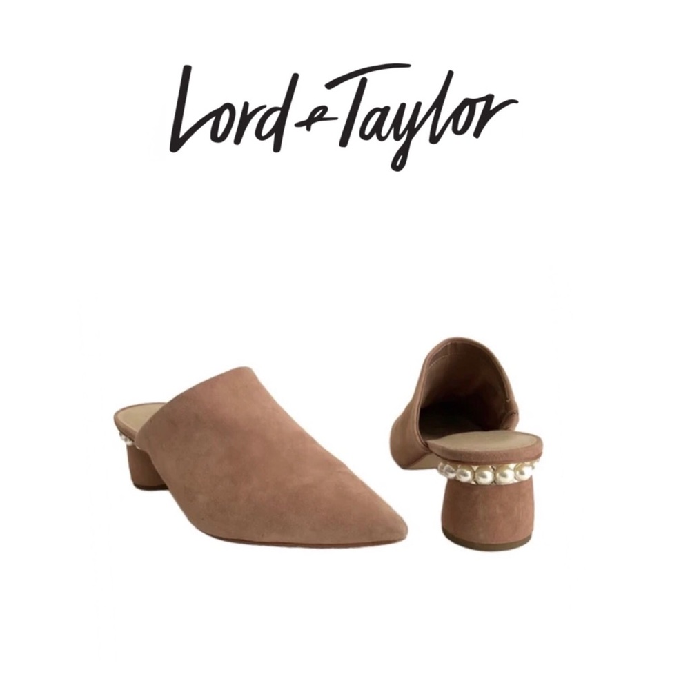 Lord & Taylor Dani pearl mules